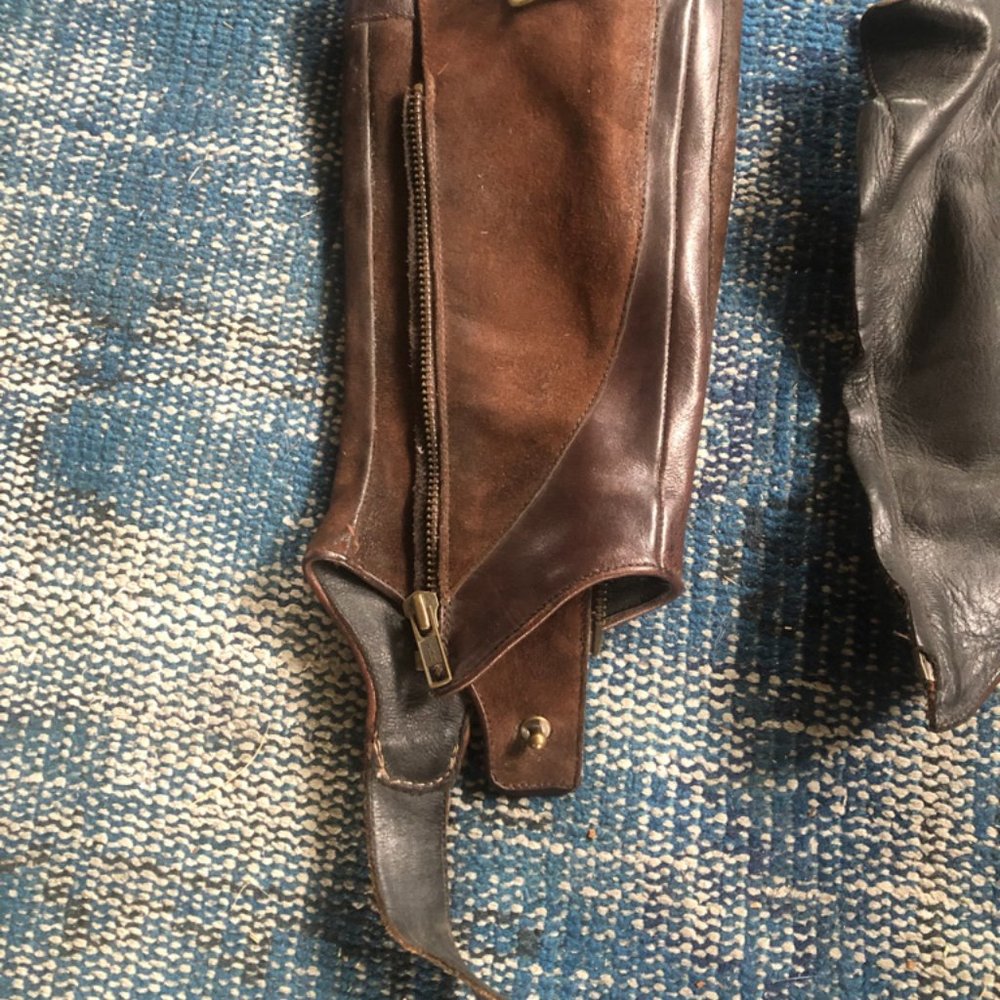circa fall 2009 Alexander Mcqueen leather spats